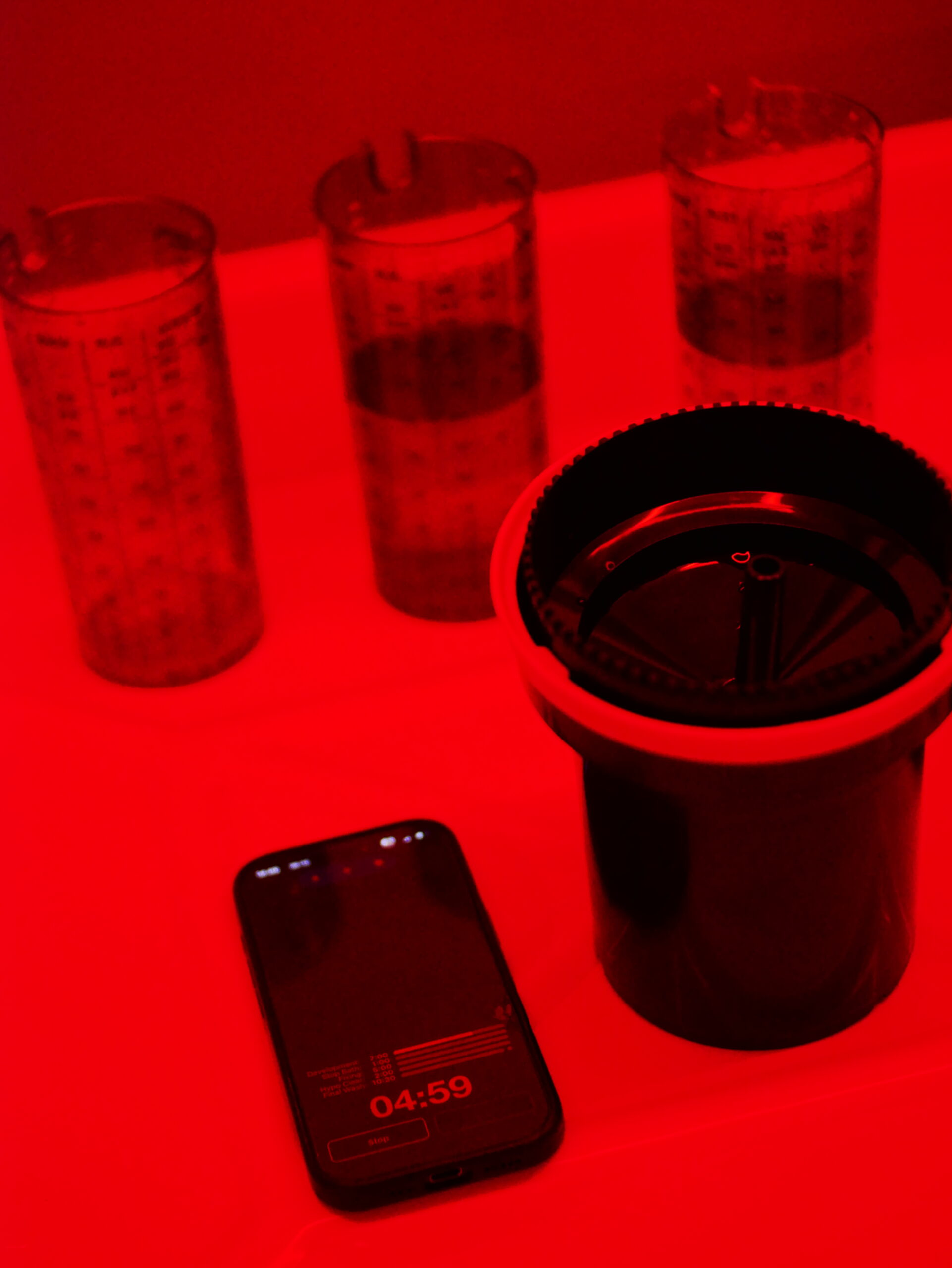 Chemie onder rood licht